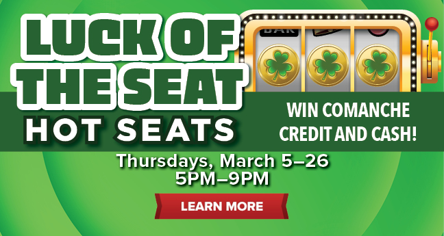 Luck of the Seat Hot Seats